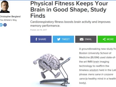 Regular exercise can increase the strength of your brain as well as your muscles…